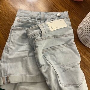 American Eagle Outfitters Light Blue Jean Shorts